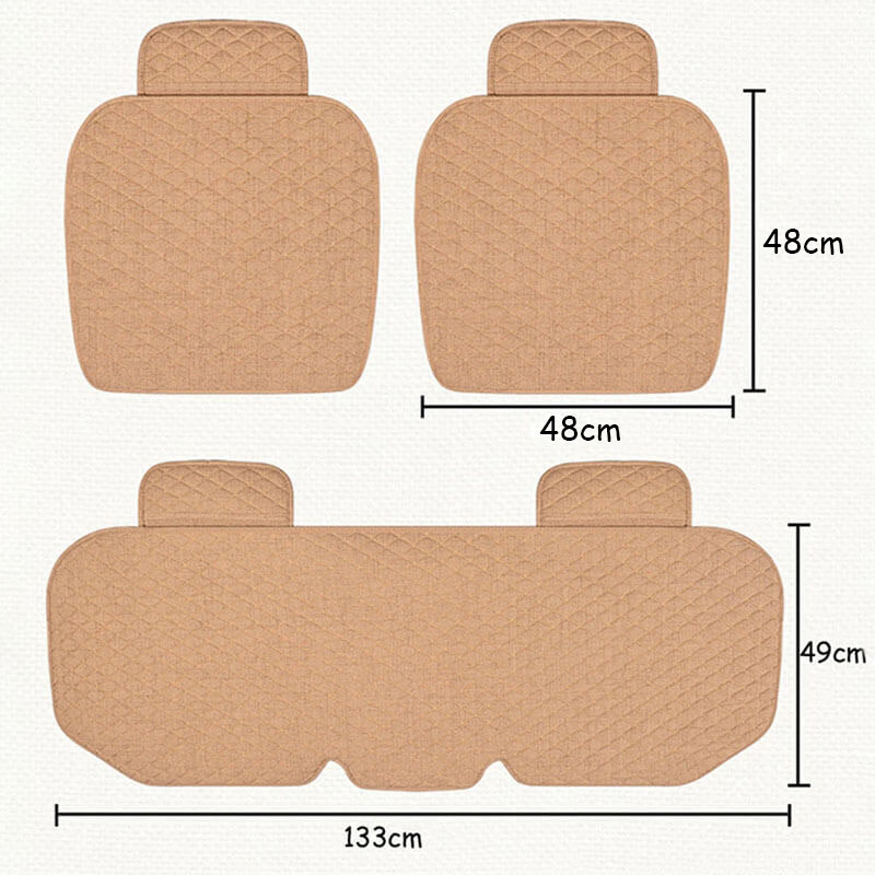 Autositzauflagen aus Leinen	